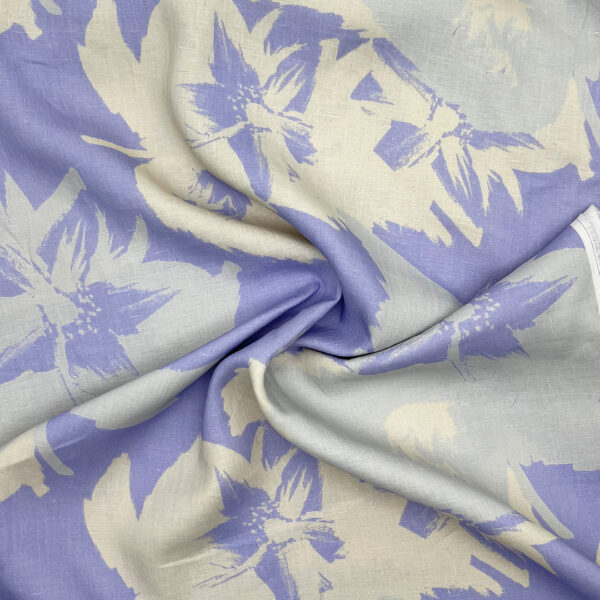 tela lino estampado lirios 1